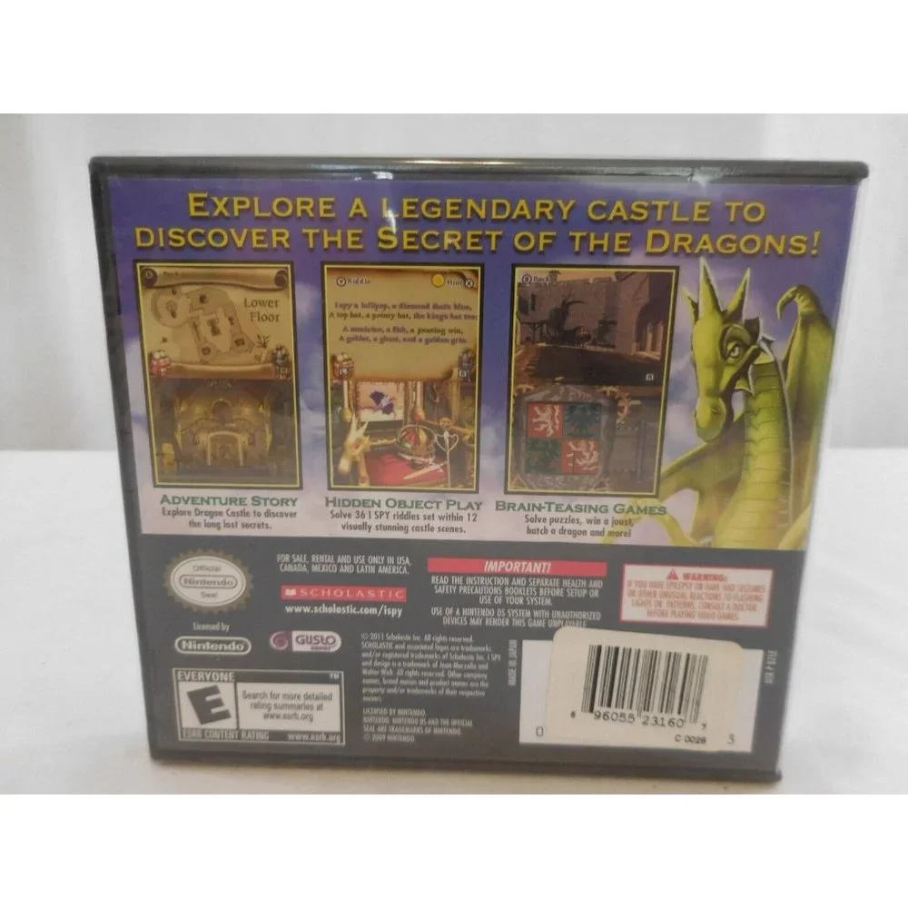 I Spy Castle (Nintendo DS, 2011) Brand New Sealed‎
